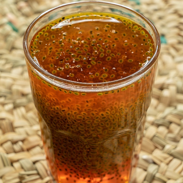 زعفران و تخم شربتی
